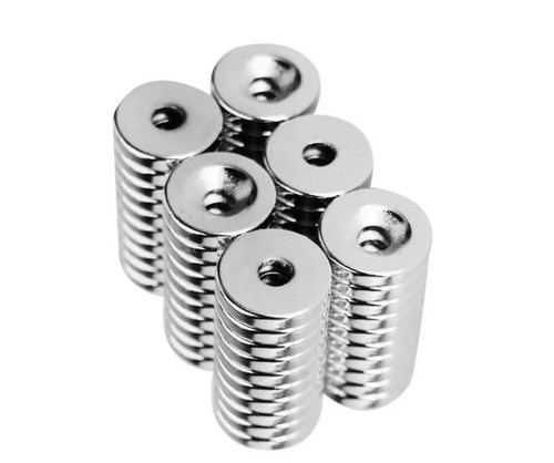 10x neodym magnete mit - neodym, bohrung