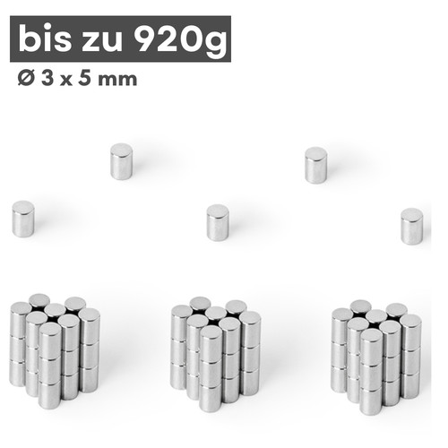 Neodym scheibenmagnet x 5 - neodym, Ø