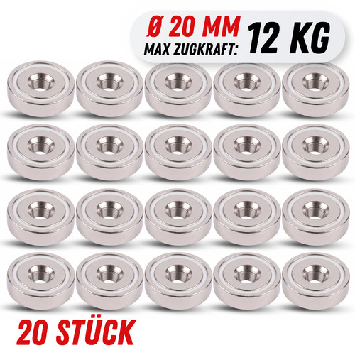 20x neodym magnet - neodym,